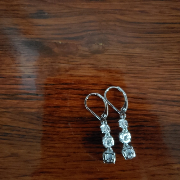 Sterling Silver Drop Earrings - Picture 5 of 7